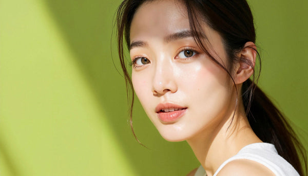 亞洲女生完成水光項目後擁有水潤透亮的肌膚美白「水光肌」