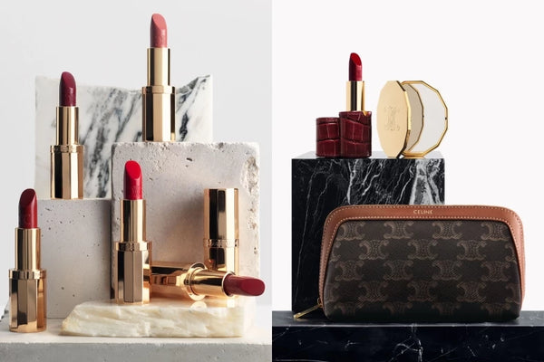 CELINE LE ROUGE CELINE緞光唇膏產品圖，高級緞光質感顯色度高的富貴感唇膏，圖片來自TVBS