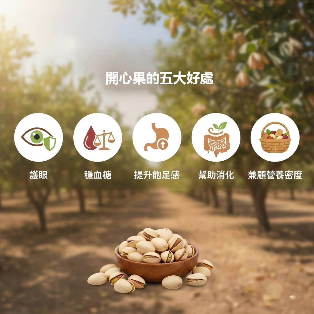 食用開心果五大好處