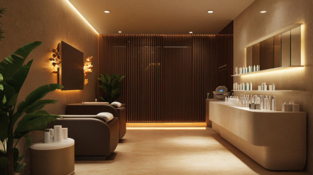 香港美容院設計空間佈局燈光及收納裝修重點示範