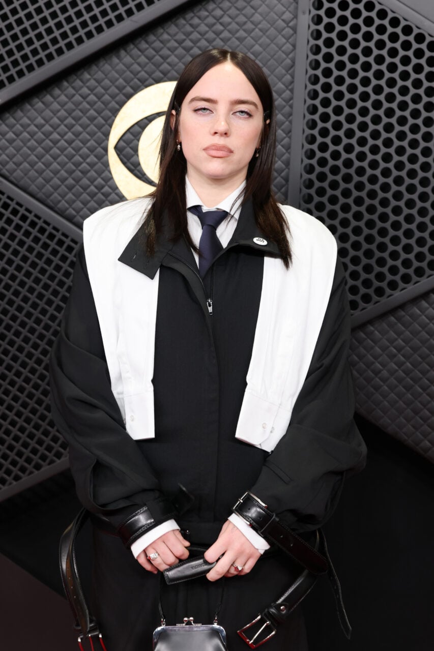 LOS ANGELES, CALIFORNIA - FEBRUARY 01: (FOR EDITORIAL USE ONLY) Billie Eilish attends the 68th GRAMMY Awards at Crypto.com Arena on February 01, 2026 in Los Angeles, California. (Photo by Amy Sussman/Getty Images)