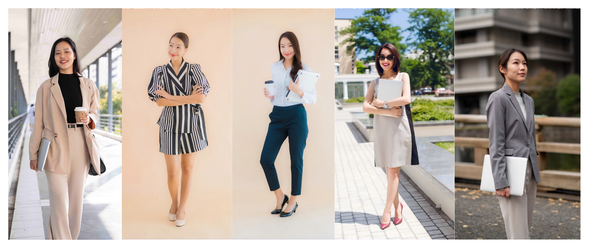 不同行業女生面試穿搭風格對比職場造型指南 different professional outfit styles for women across industries interview look guide