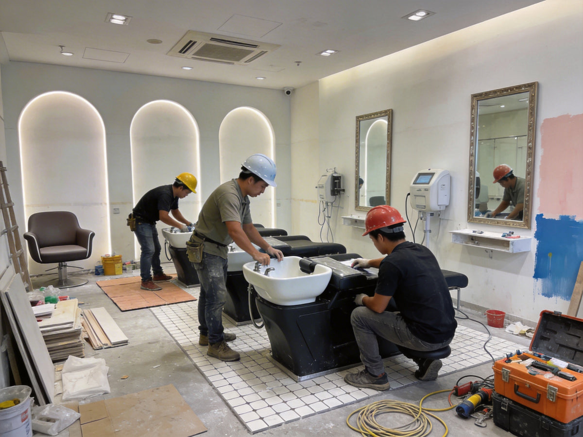 BW BEAUTY INTERIORS 香港美容中心裝修設計工程施工圖