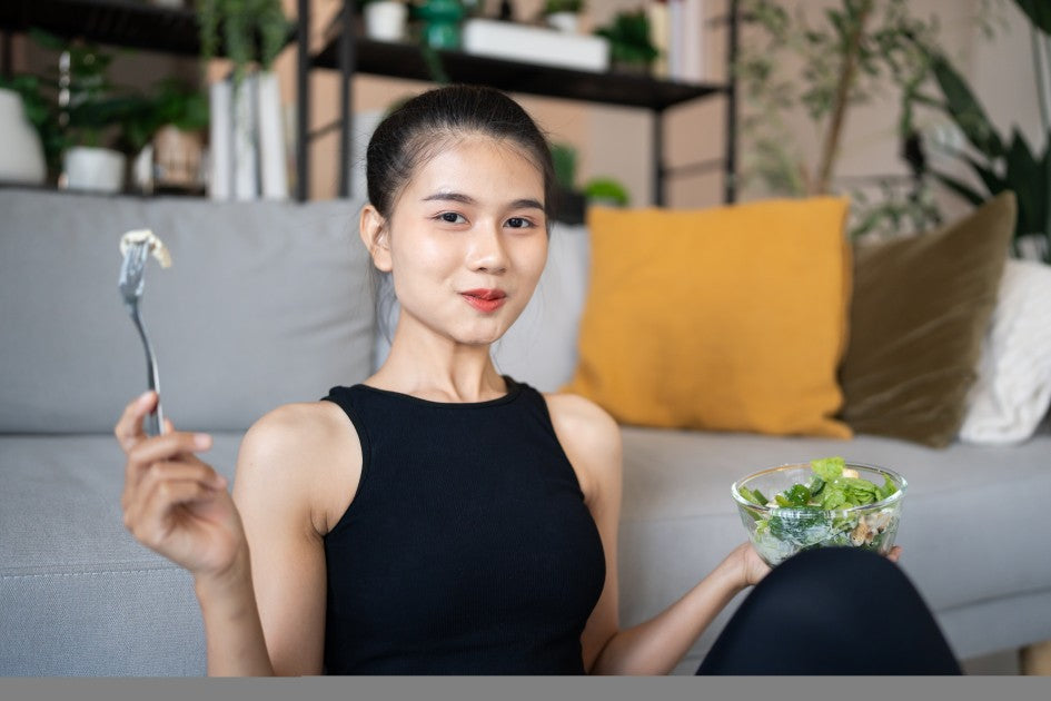 香港美女吃美肌食物